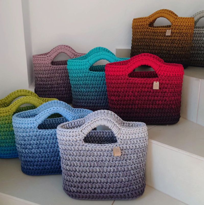 Ombre Tykk Heklesnor 3-8