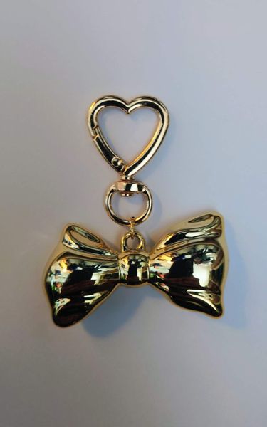 Veskepynt Stor Sløyfe gull