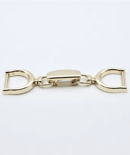 Klipslås til vesker, gull